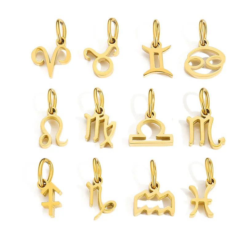 Zodiac Sign Pendant Necklace