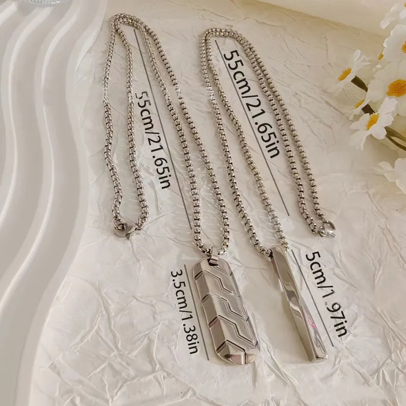 Simple Pendant Necklace Men