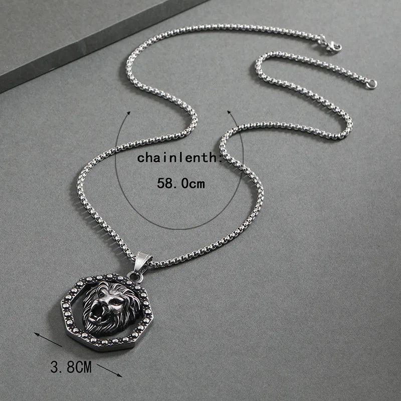 Lion Pendant Necklace
