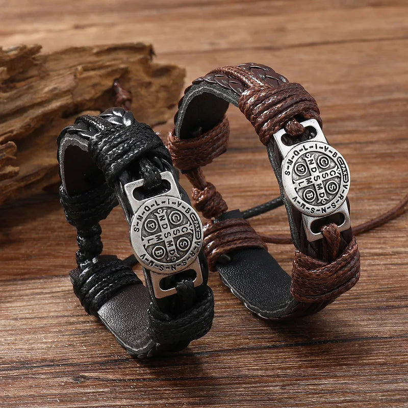 Hand-woven Leather Bracelet