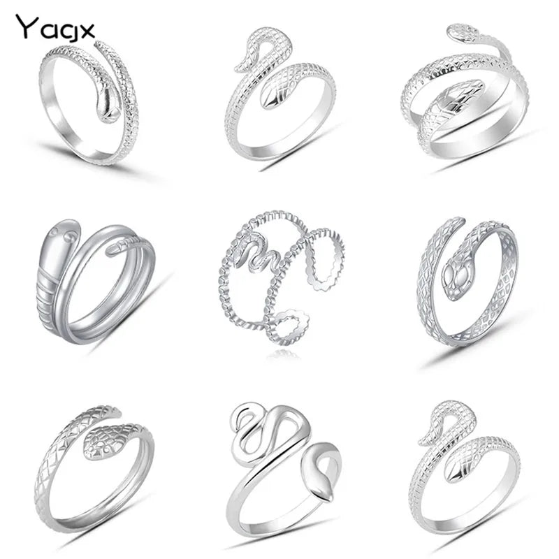 Snake  Open Rings