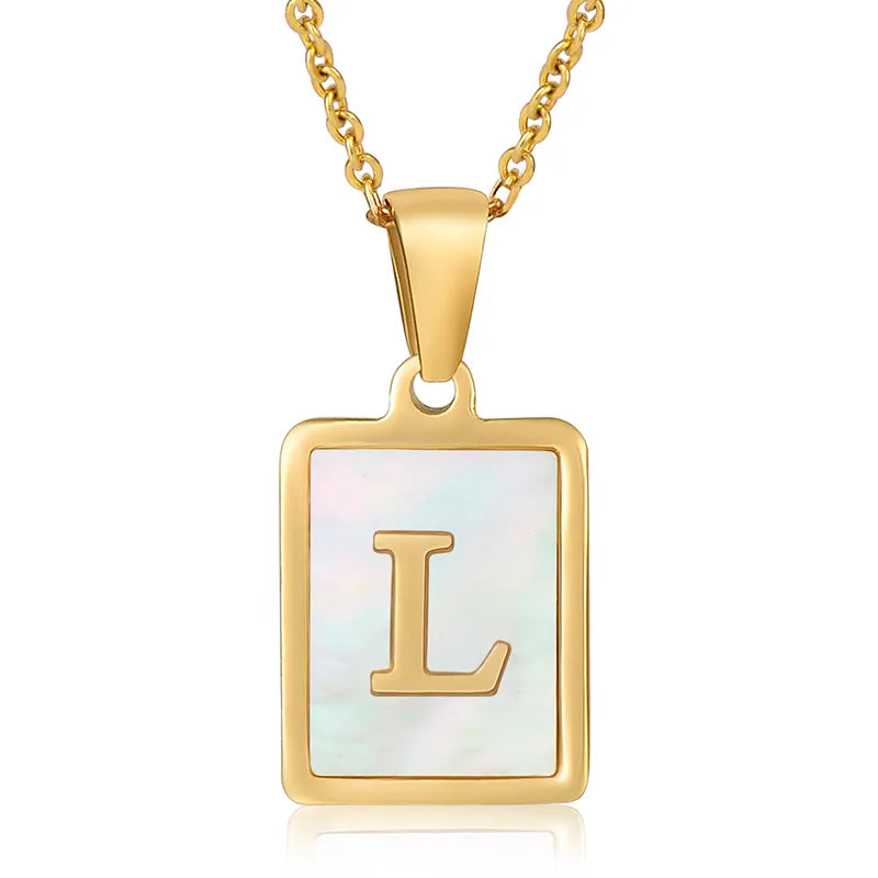 Iris Initial Necklace