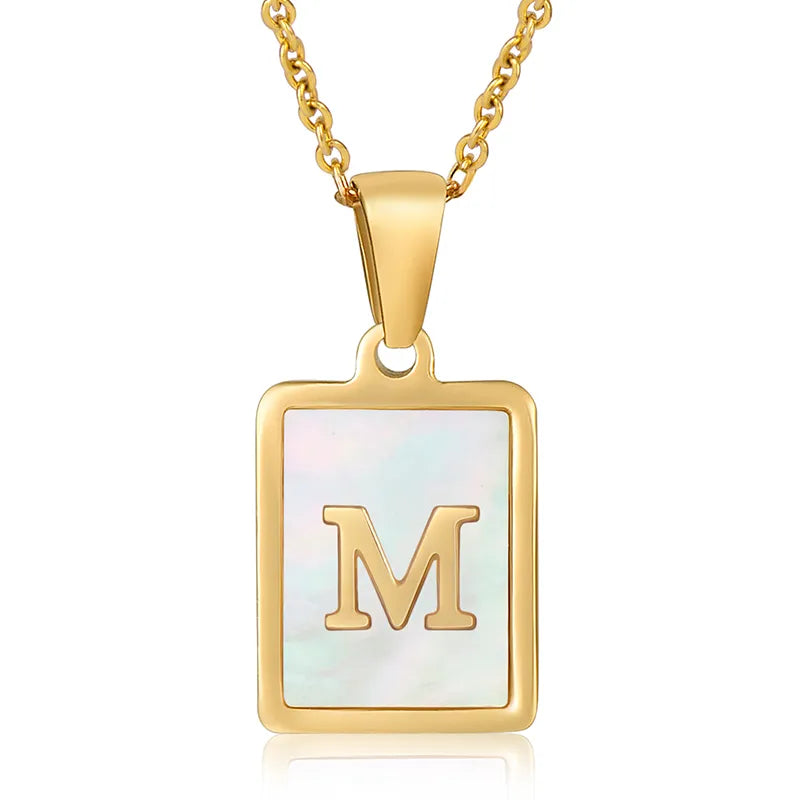 Iris Initial Necklace