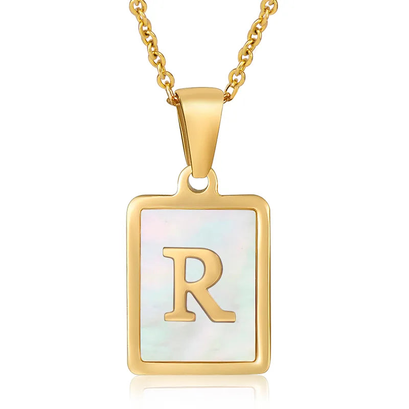 Iris Initial Necklace