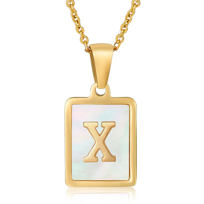 Iris Initial Necklace