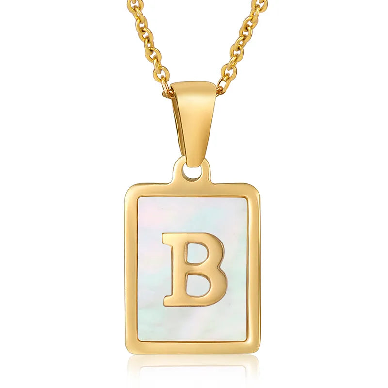 Iris Initial Necklace