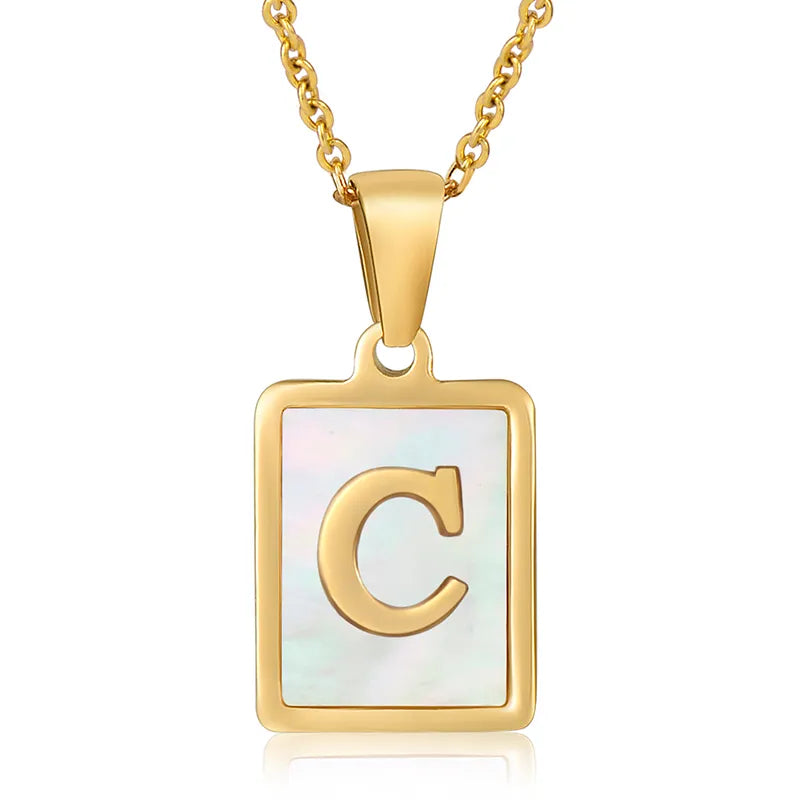 Iris Initial Necklace