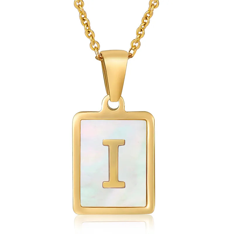 Iris Initial Necklace