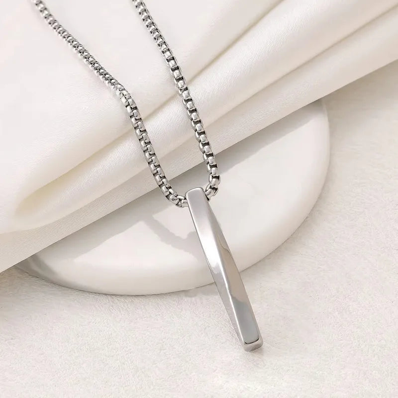 Simple Pendant Necklace Men