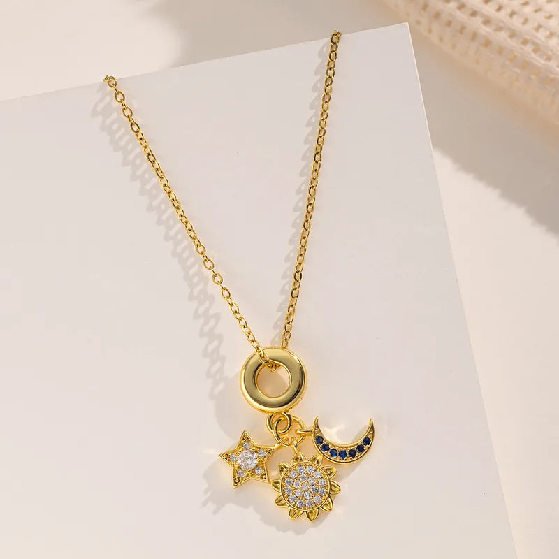 Star, Sun & Moon Necklace