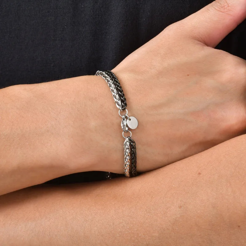 Double bracelet Woven Chain