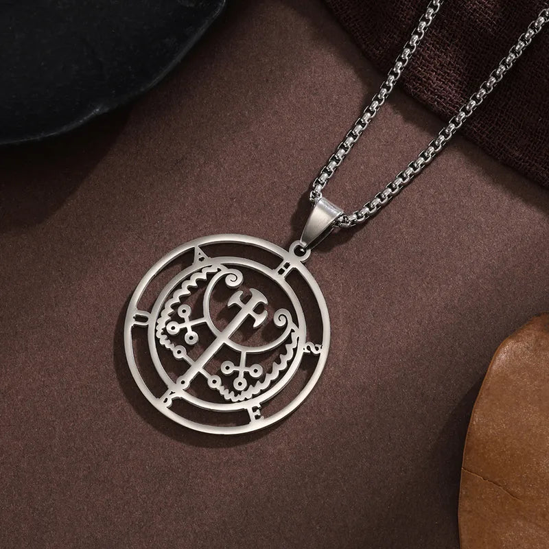 Necklace Circle w/Cross