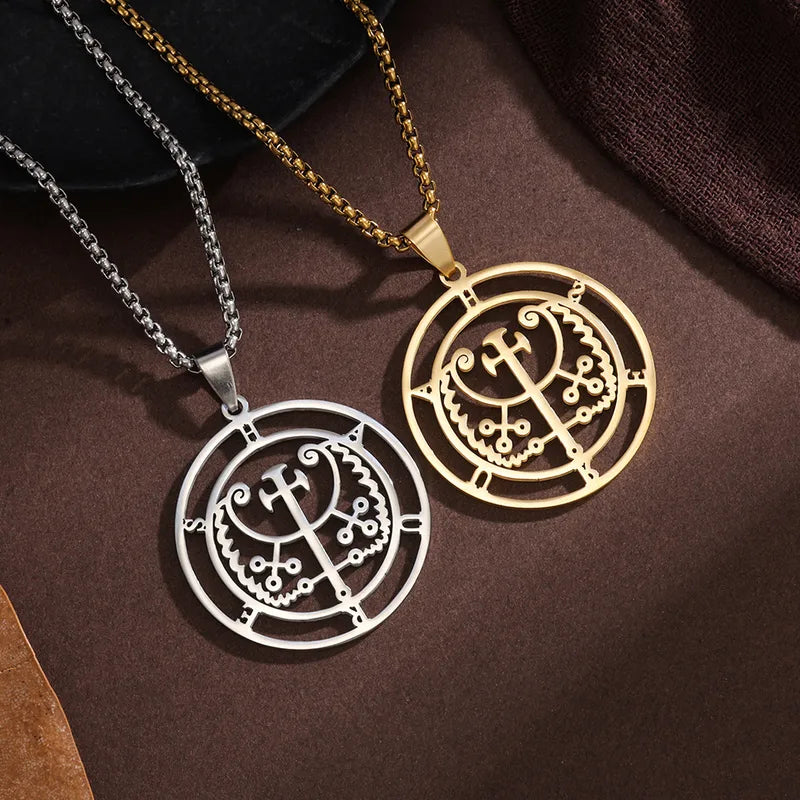Necklace Circle w/Cross