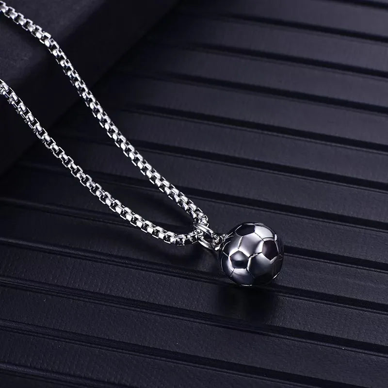 Football Pendant Necklace