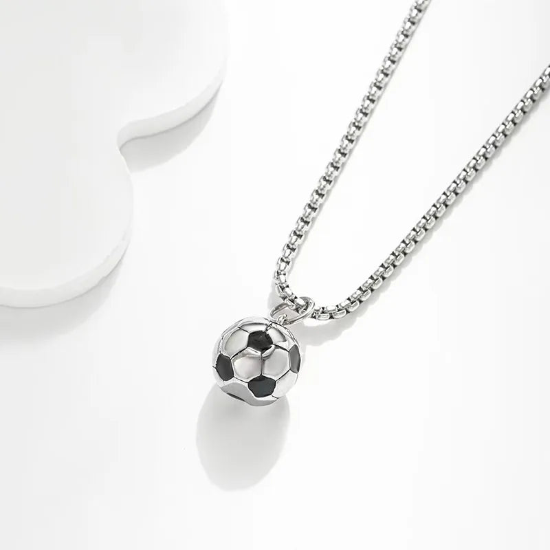Football Pendant Necklace