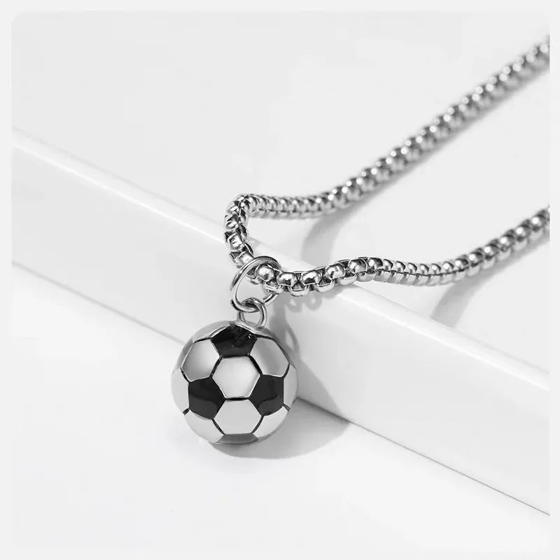 Football Pendant Necklace