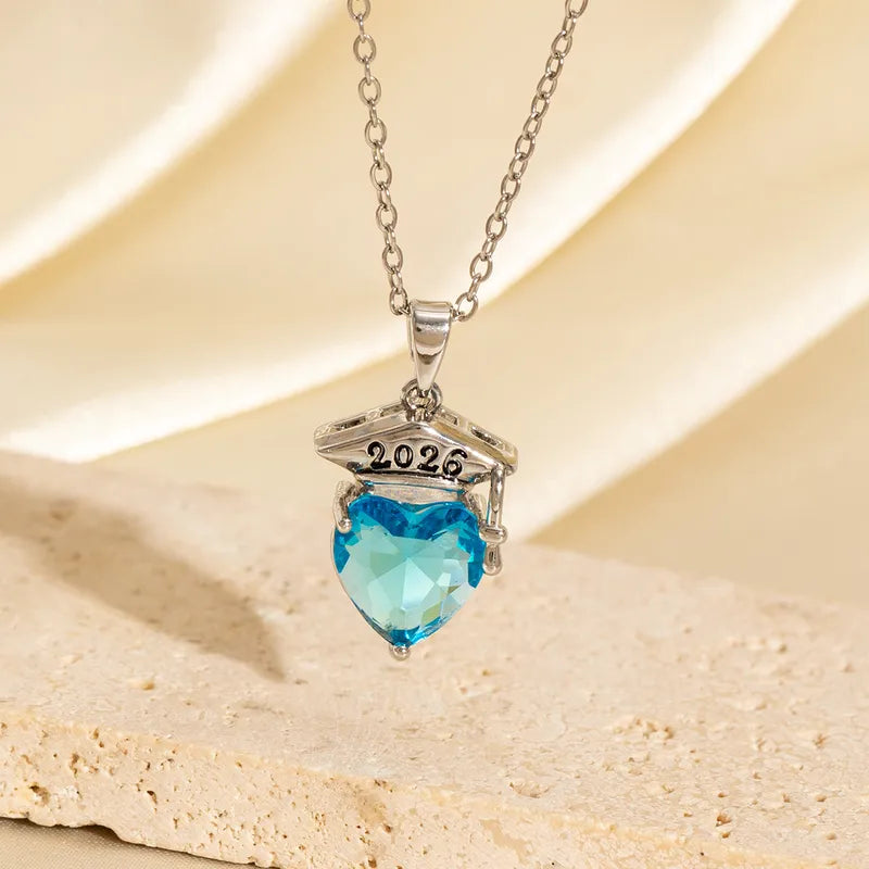 Graduation Necklace Heart