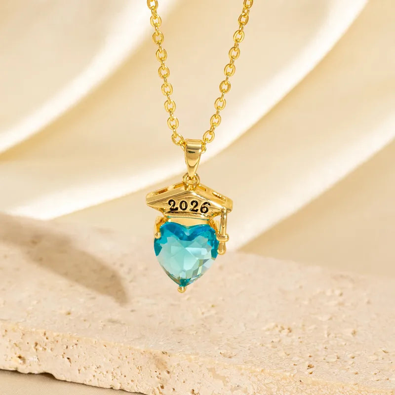 Graduation Necklace Heart