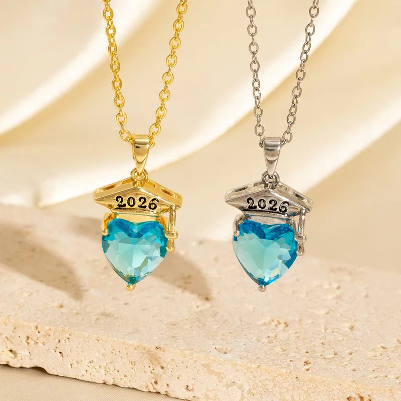 Graduation Necklace Heart
