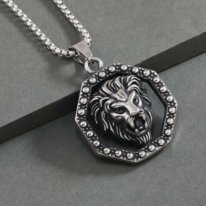 Lion Pendant Necklace