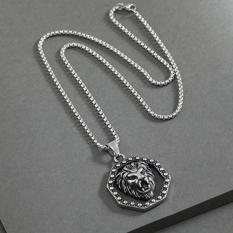 Lion Pendant Necklace
