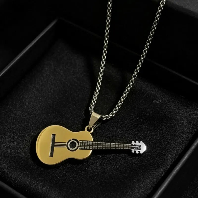Guitar Pendant Necklace