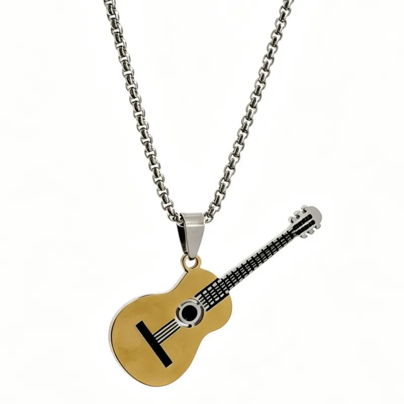 Guitar Pendant Necklace