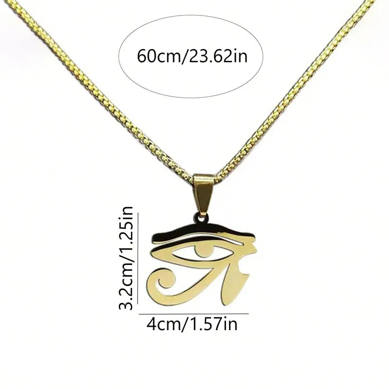 Pharaoh's Eye Pendant Necklace