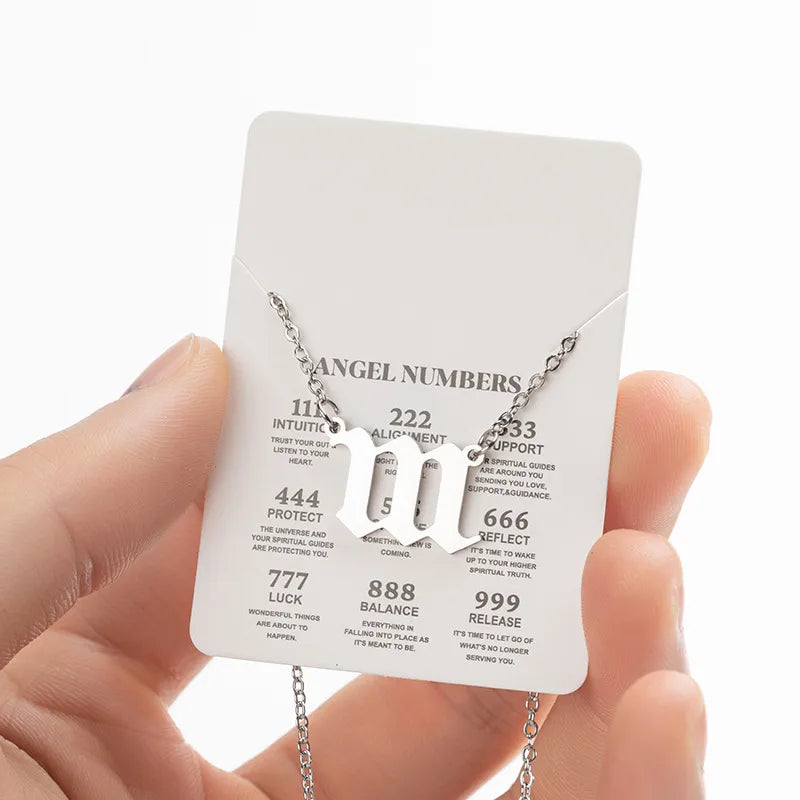 Angel Numbers Necklace