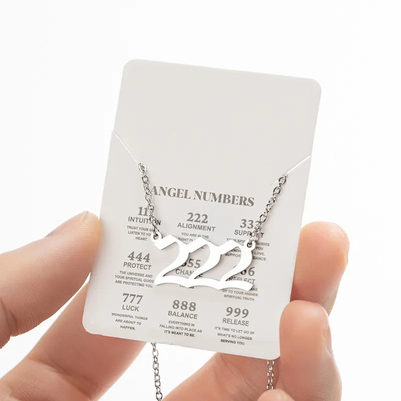 Angel Numbers Necklace