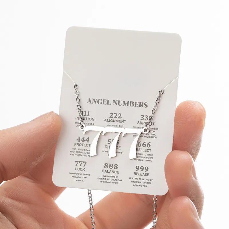 Angel Numbers Necklace