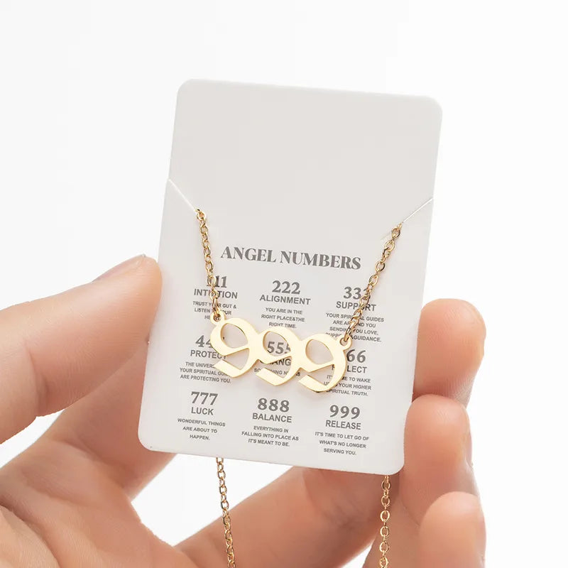 Angel Numbers Necklace