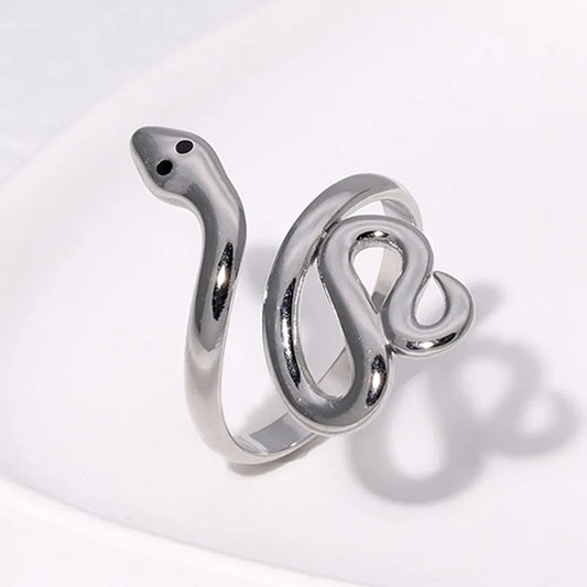 Snake  Smooth Adjustable Ring
