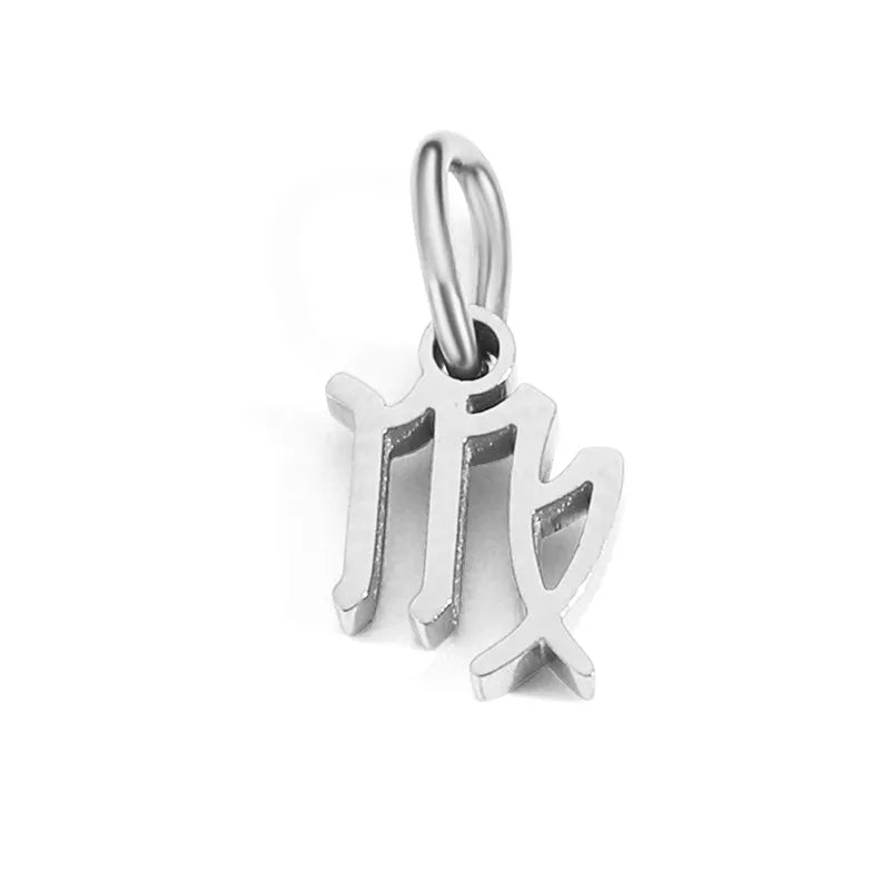 Zodiac Sign Pendant Necklace