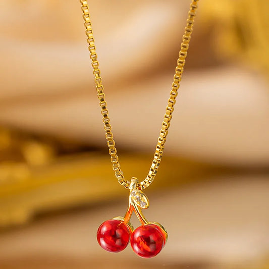 Cherries Necklace