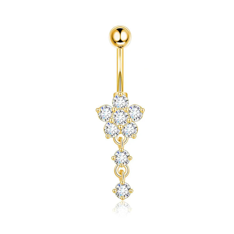 Single Belly Earring
