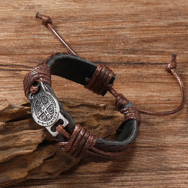 Hand-woven Leather Bracelet