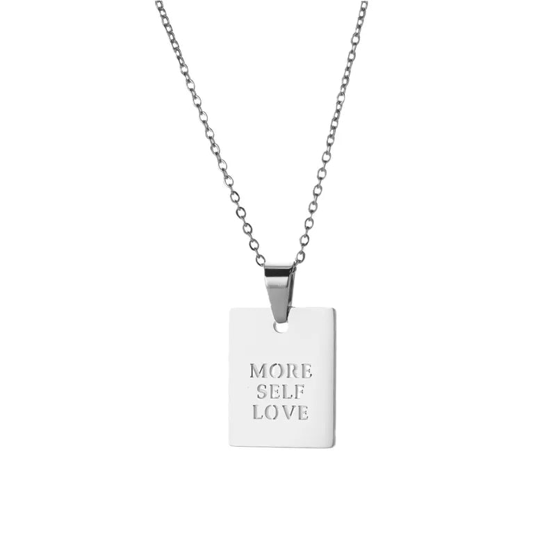 Affirmation Pendant Necklace
