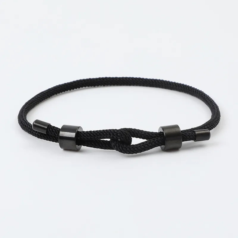Rope/Metal Bracelet