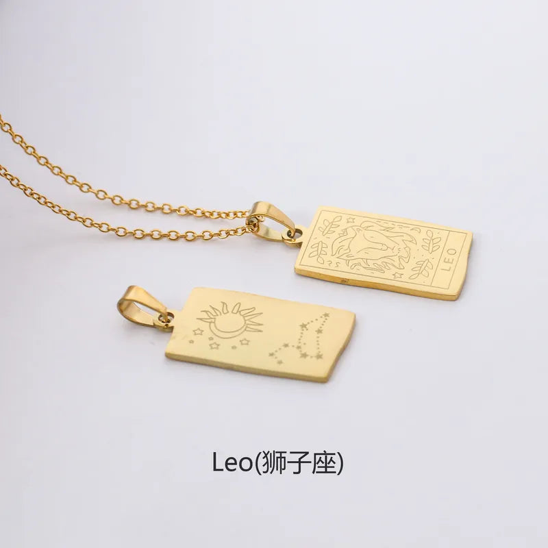 Zodiac & Constellation Plaque Necklace