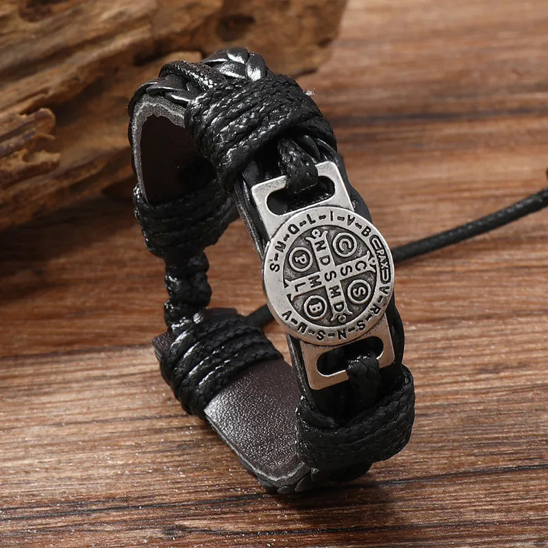 Hand-woven Leather Bracelet