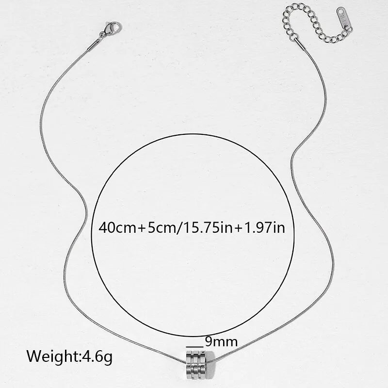 Round Pendant Necklace