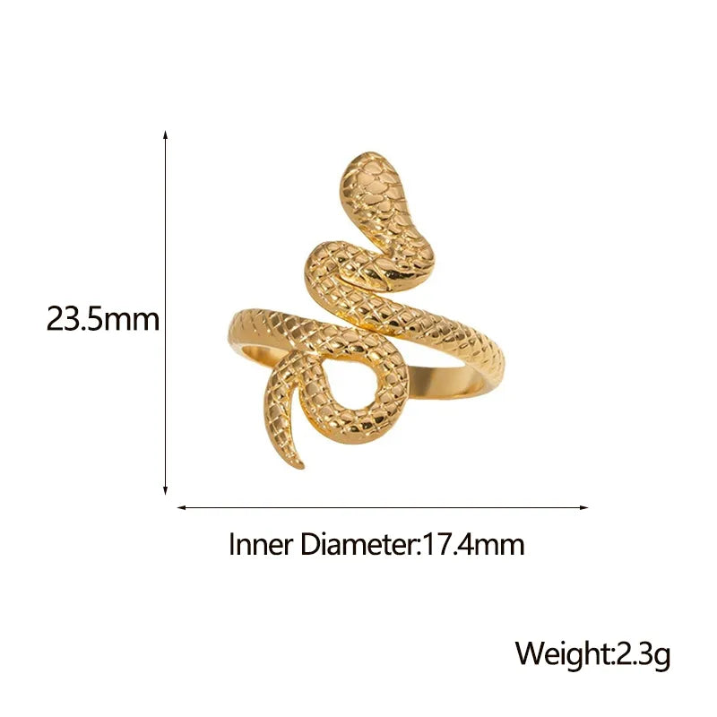Snake Adjustable Ring