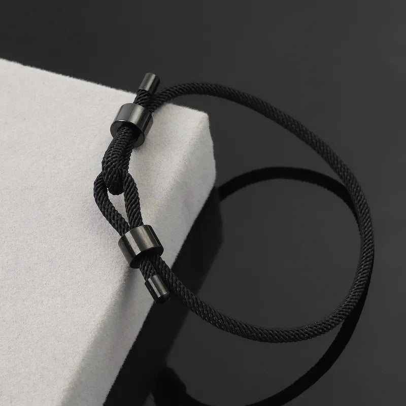 Rope/Metal Bracelet