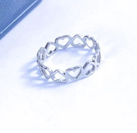 Hollow Heart Shape Ring
