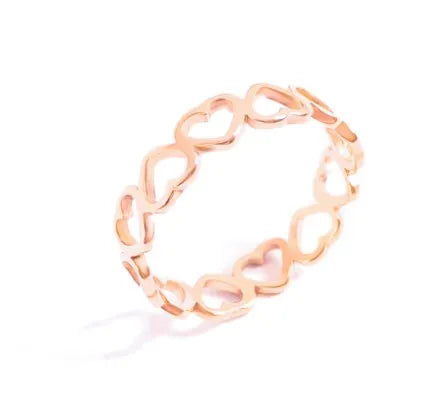 Hollow Heart Shape Ring