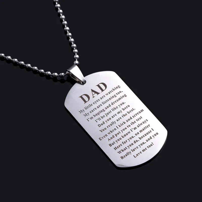 Father's Day Pendant Necklace