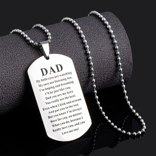 Father's Day Pendant Necklace