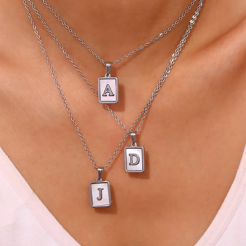 Iris Initial Necklace