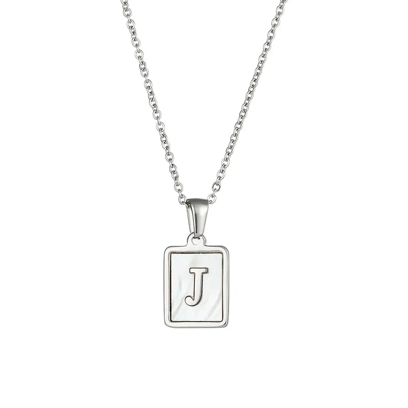 Iris Initial Necklace